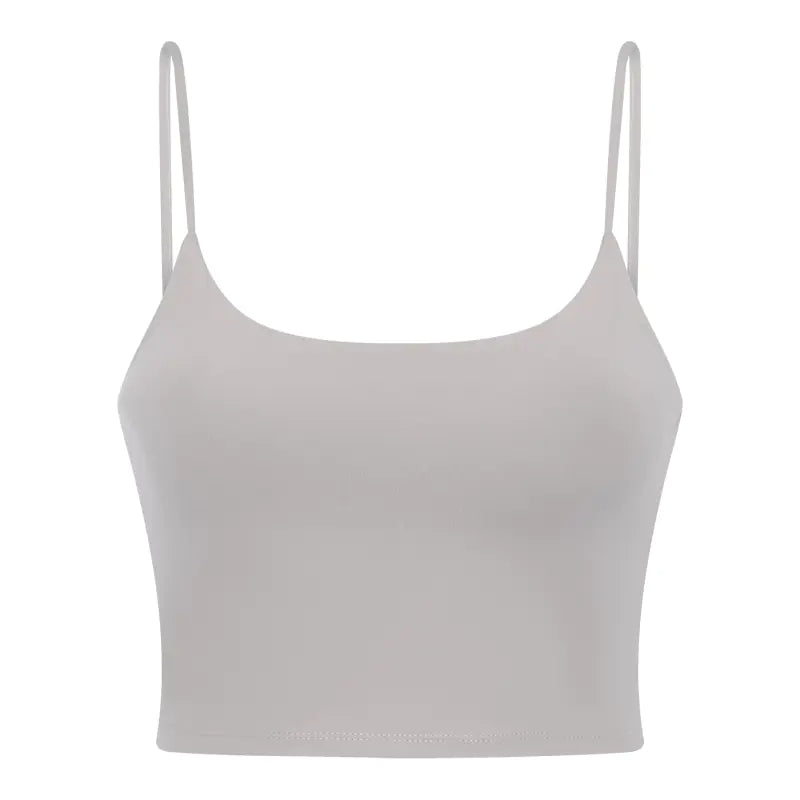 Women's Sporty Yoga Tank Top with Built-in Bra