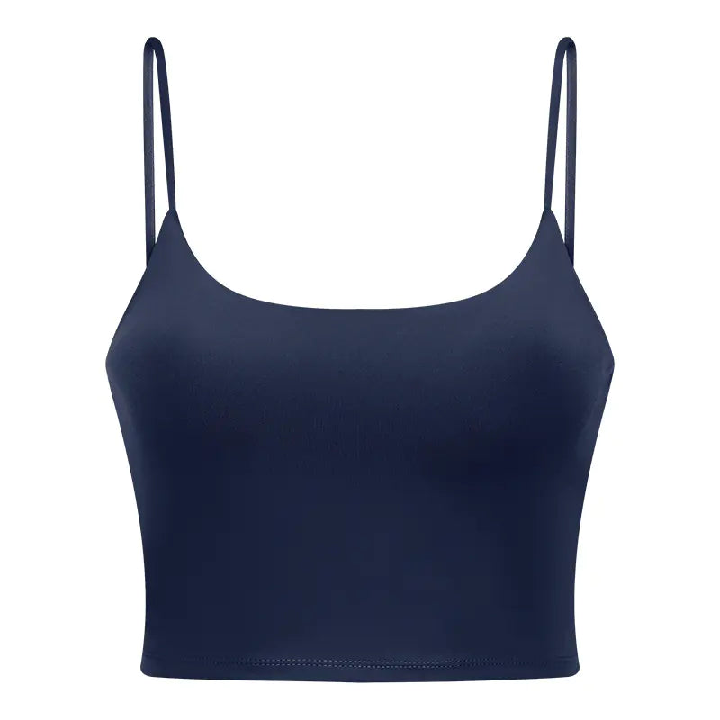 Women's Sporty Yoga Tank Top with Built-in Bra
