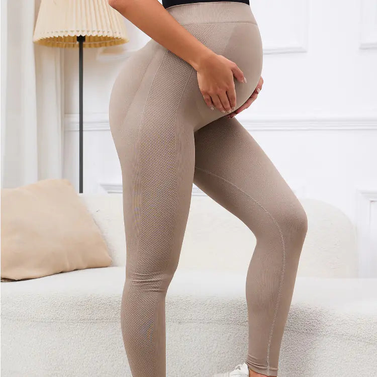 Maternity Women's Tummy Control Sports Leggings